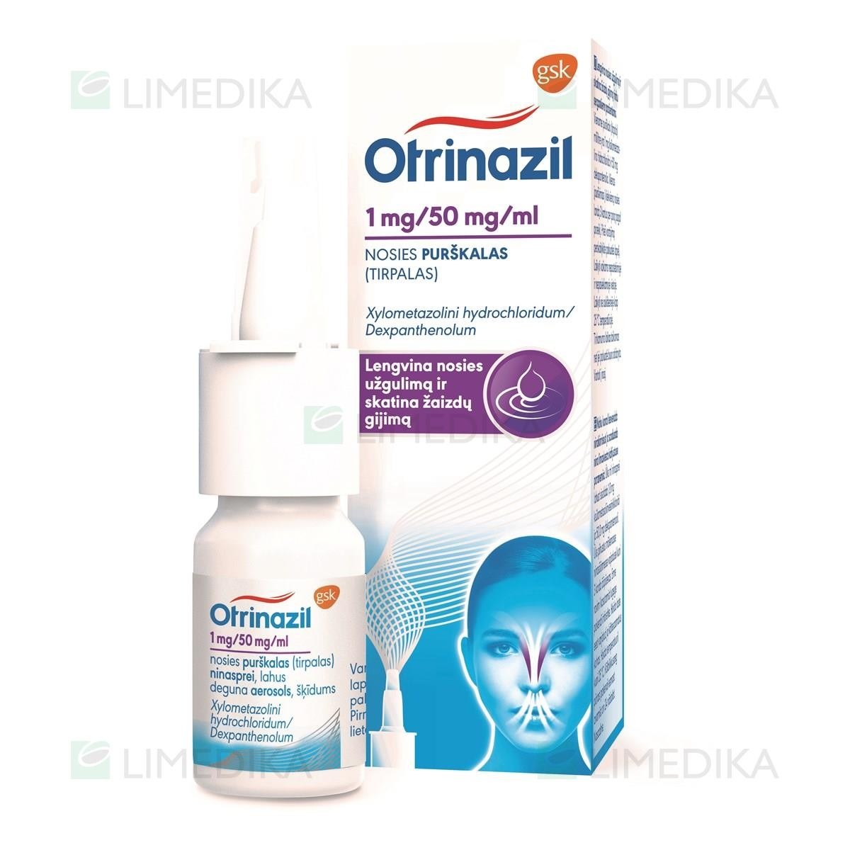 Otrinazil 1 mg/50 mg/ml