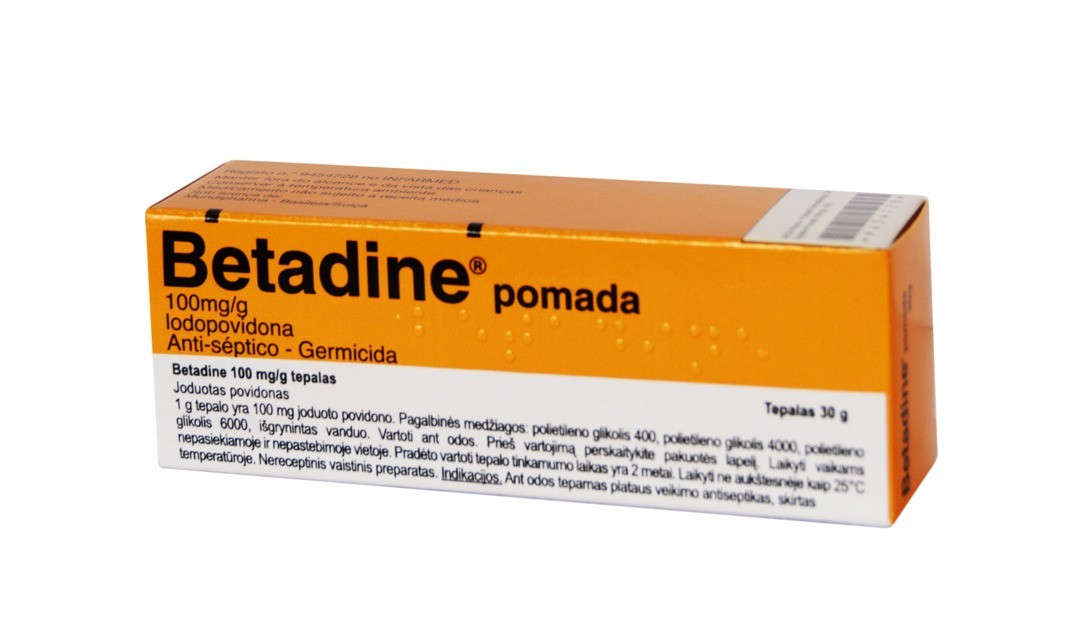 Betadine 100 mg/g
