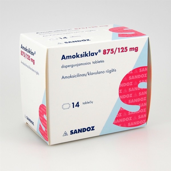 Amoksiklav 875 mg/125 mg