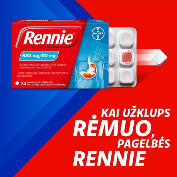 Rennie 680 mg/80 mg