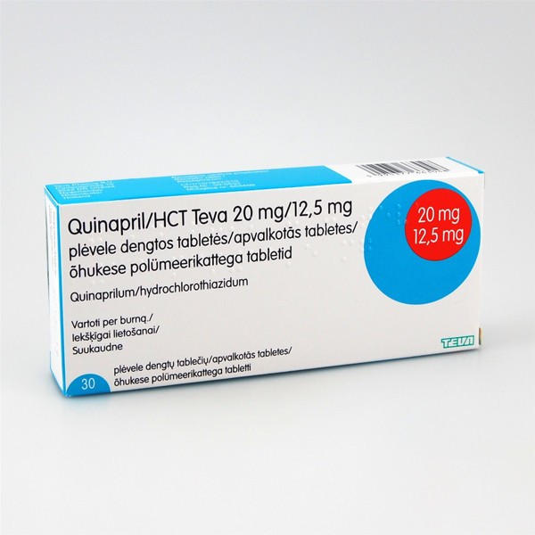 Quinapril HCT EG 20 mg/12,5 mg