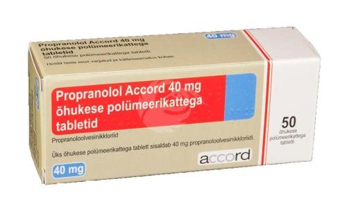 Propranolol Accord 40 mg