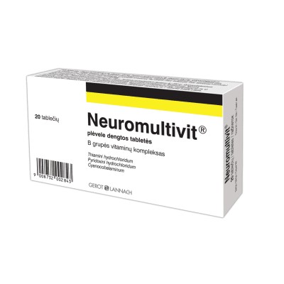 Neuromultivit 100 mg/100 mg/1 mg/2 ml