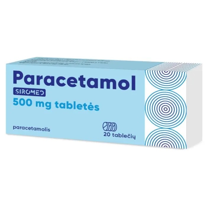 Paracetamol Siromed 500 mg