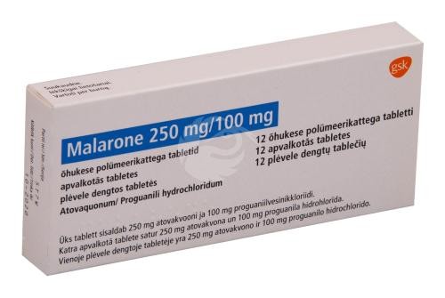 Malarone 250 mg/100 mg