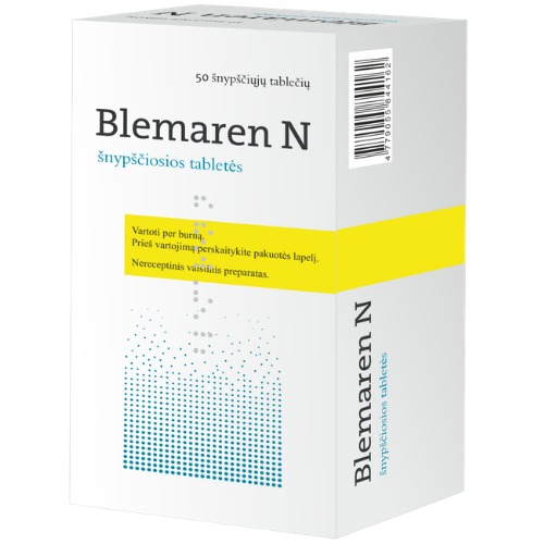 Blemaren N 1197 mg/835,5 mg/967,5 mg pakuotė