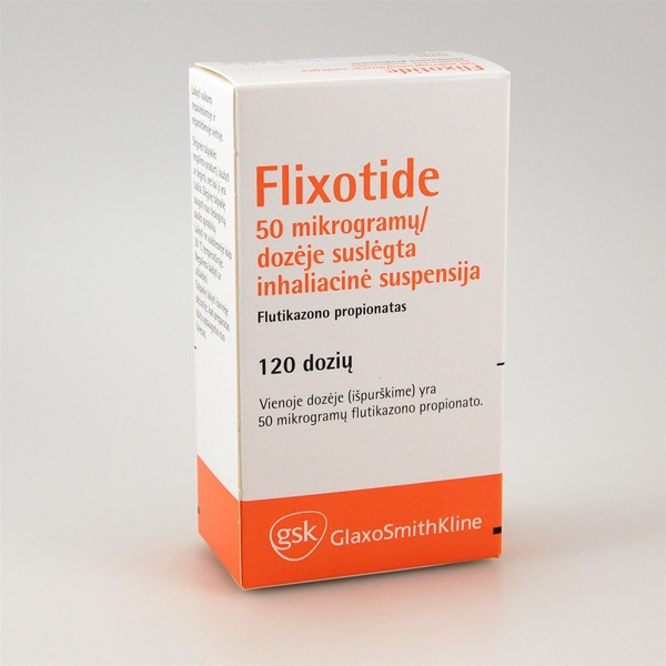 Flixotide 50 µg/dozėje