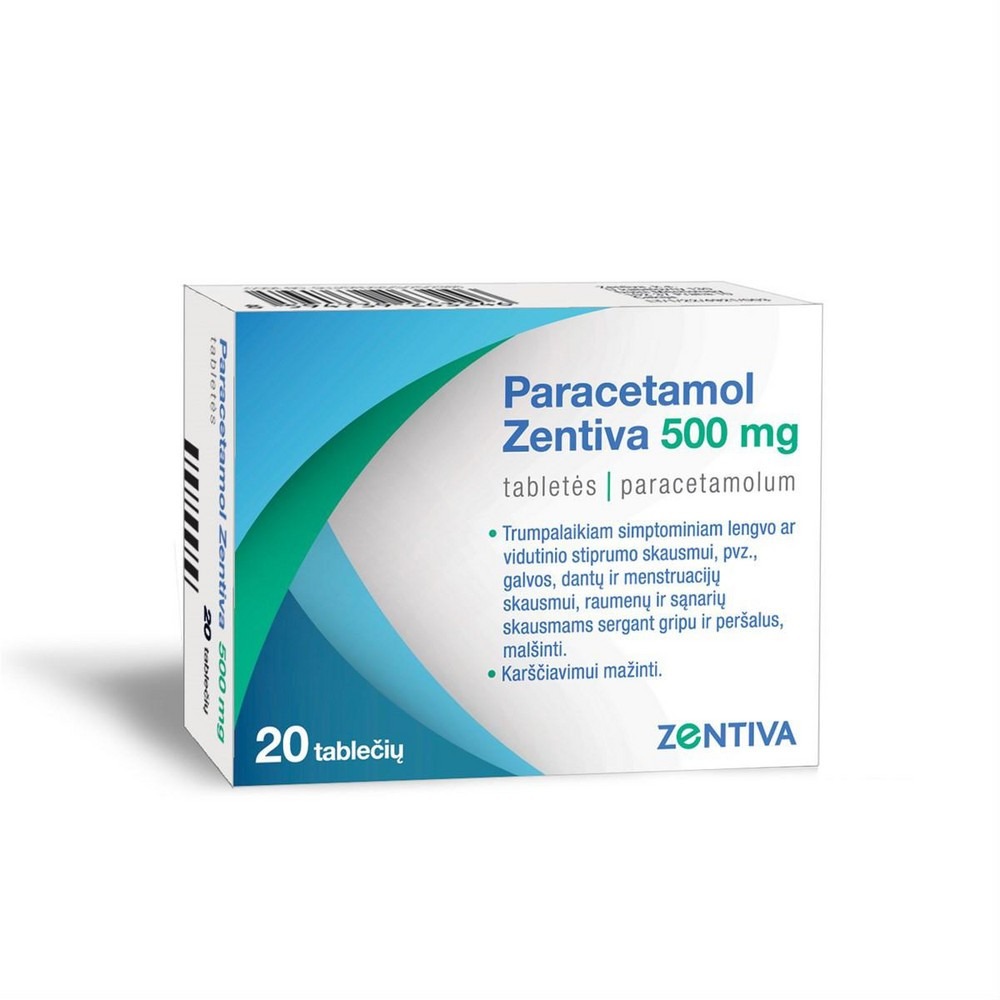 Paracetamol Zentiva 500 mg