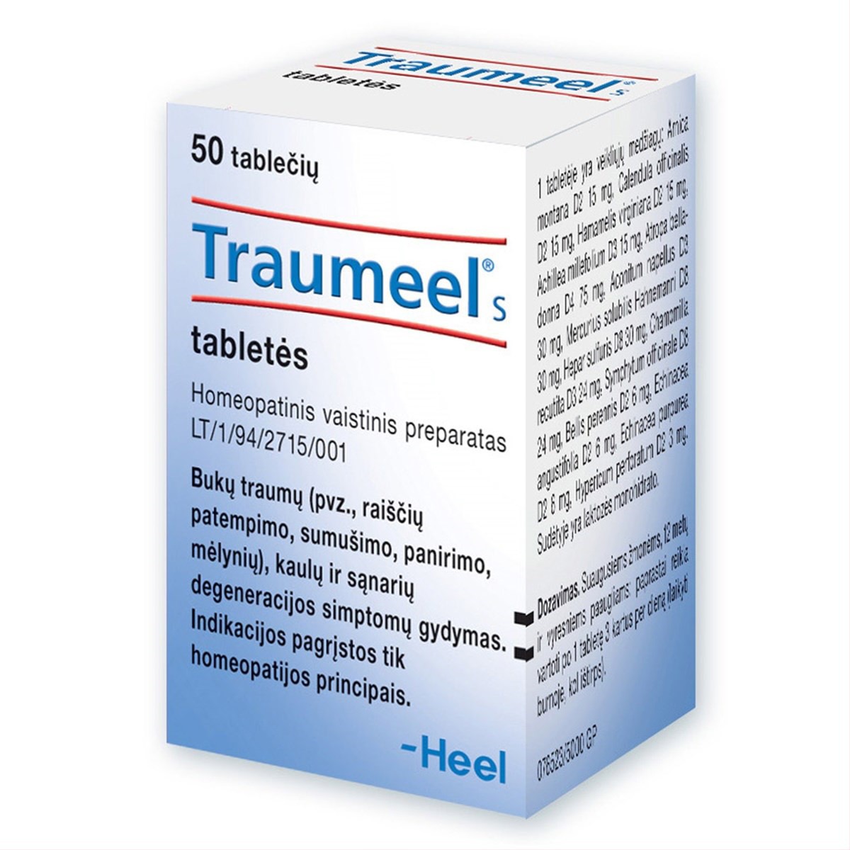 Traumeel S 15 mg/15 mg/15 mg/15 mg/75 mg/30 mg/30 mg/30 mg/24 mg/24 mg/6 mg/6 mg/6 mg/3 mg