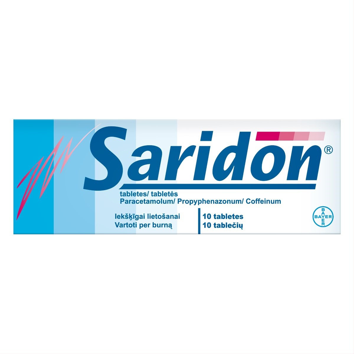 Saridon 250 mg/150 mg/50 mg