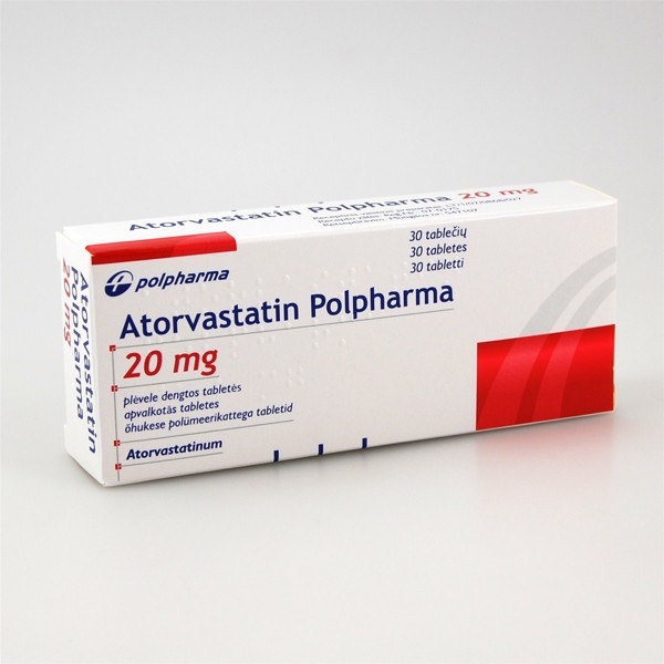 Atorvastatin TevaPharm 20 mg