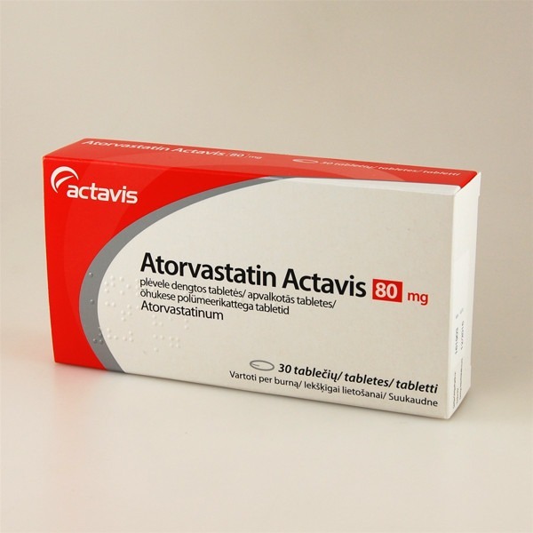 Atorvastatin TevaPharm 80 mg