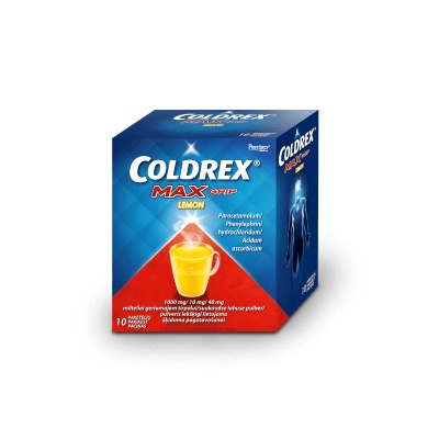 COLDREX MAXGRIP LEMON 1000 mg/10 mg/40 mg