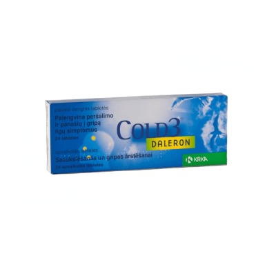 DALERON COLD3 325 mg/30 mg/15 mg