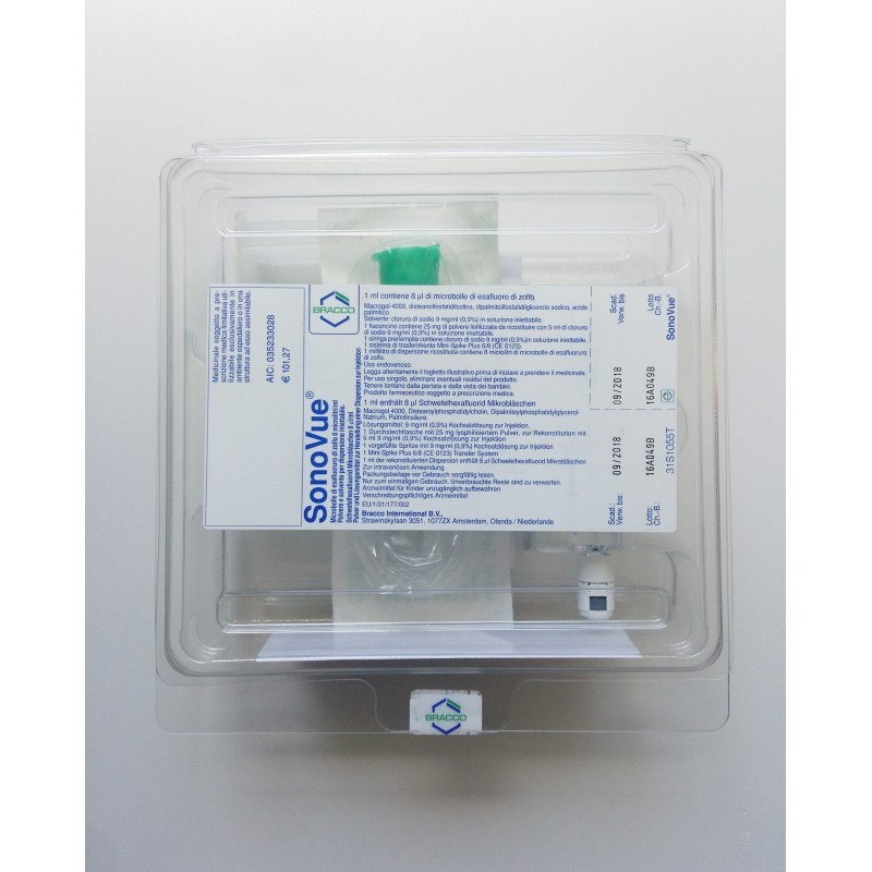 SonoVue 8 µl/ml pakuotė