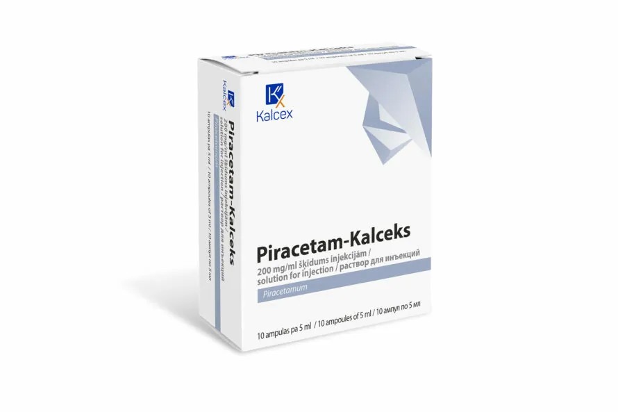 Piracetam Kalceks 200 mg/ml pakuotė