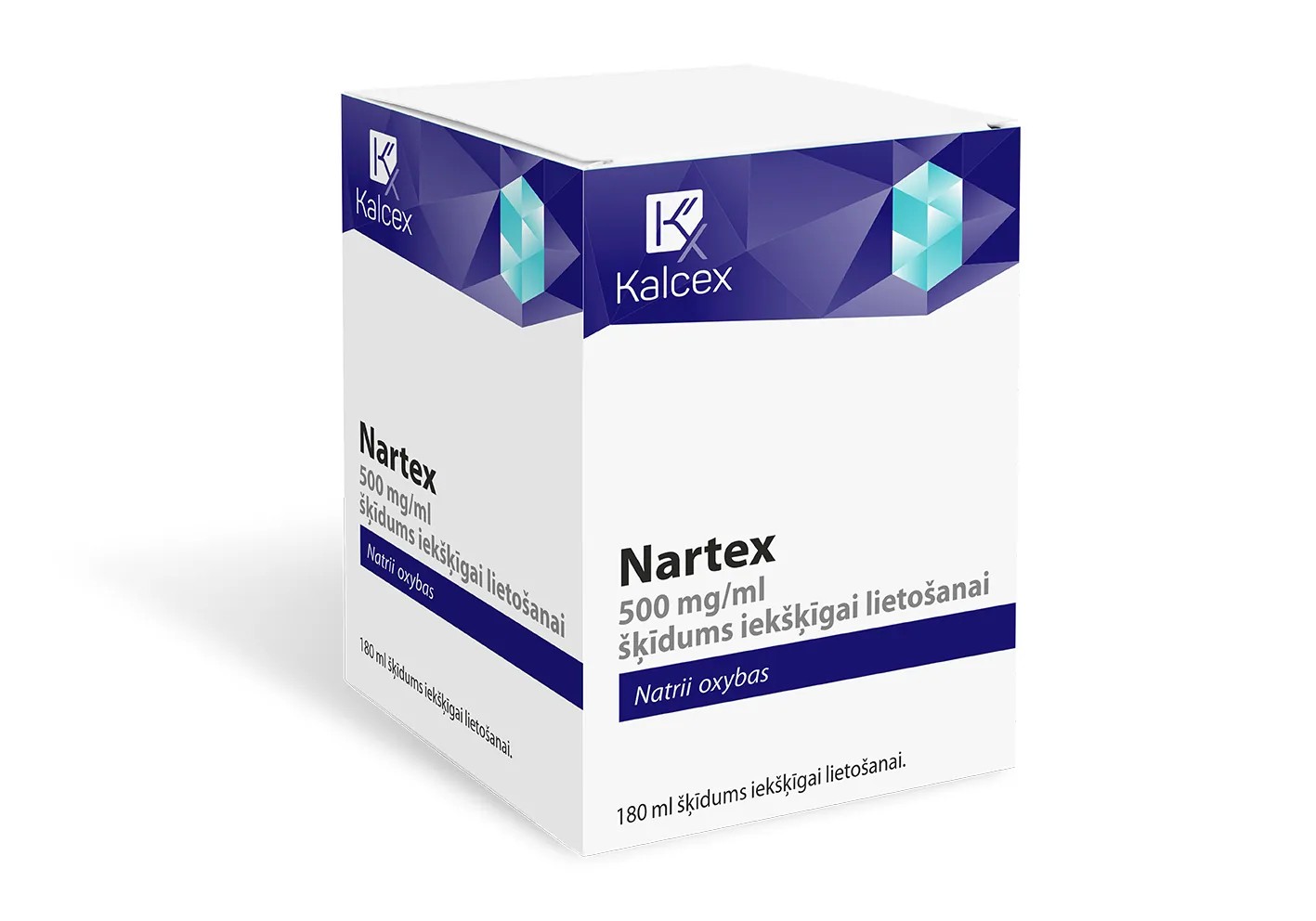 Sodium oxybate Kalceks 500 mg/ml pakuotė