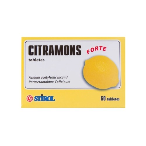 CITRAMONS FORTE 320 mg/240 mg/40 mg pakuotė