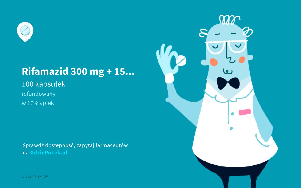 RIFAMAZID 300 mg/150 mg pakuotė