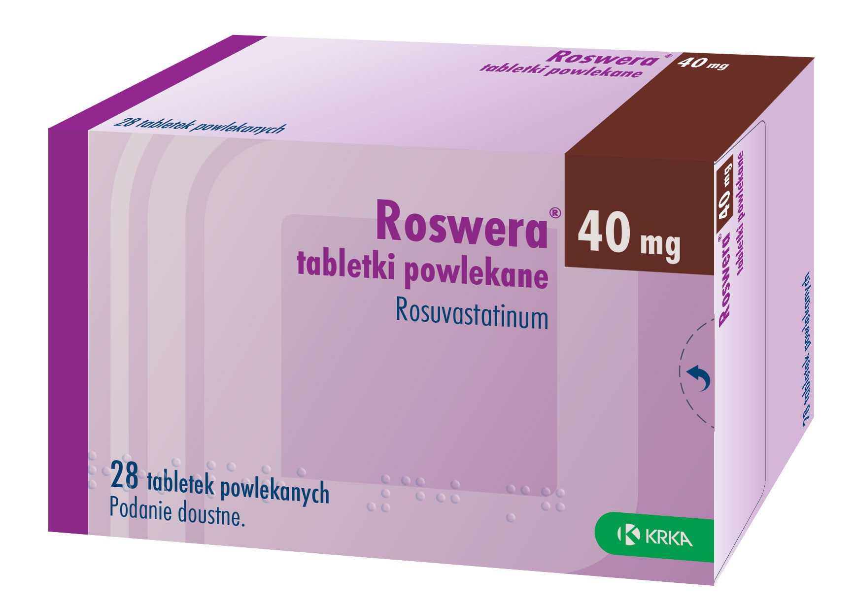 Roswera 40 mg pakuotė