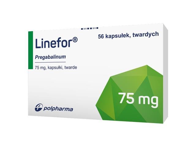 Linefor 75 mg pakuotė