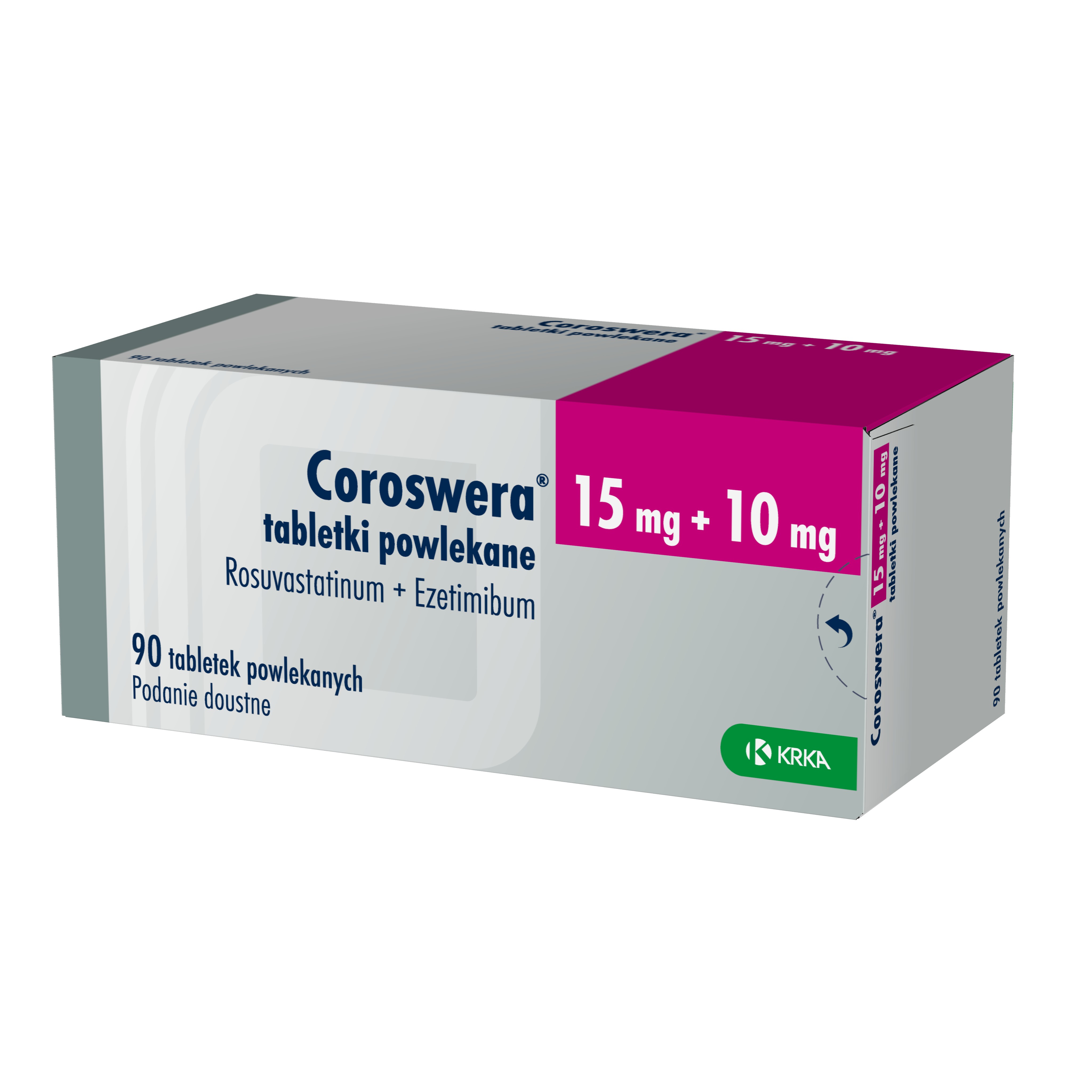 Coroswera 10 mg/10 mg pakuotė