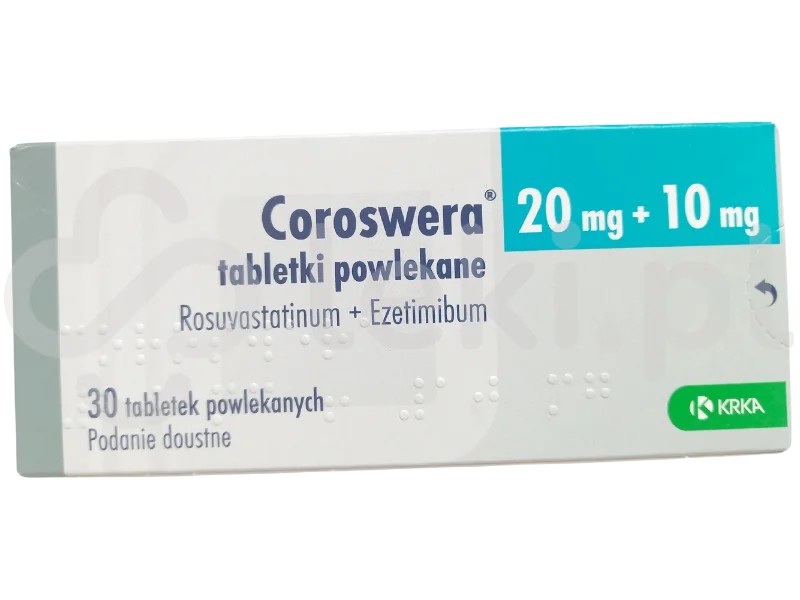 Coroswera 20 mg/10 mg pakuotė