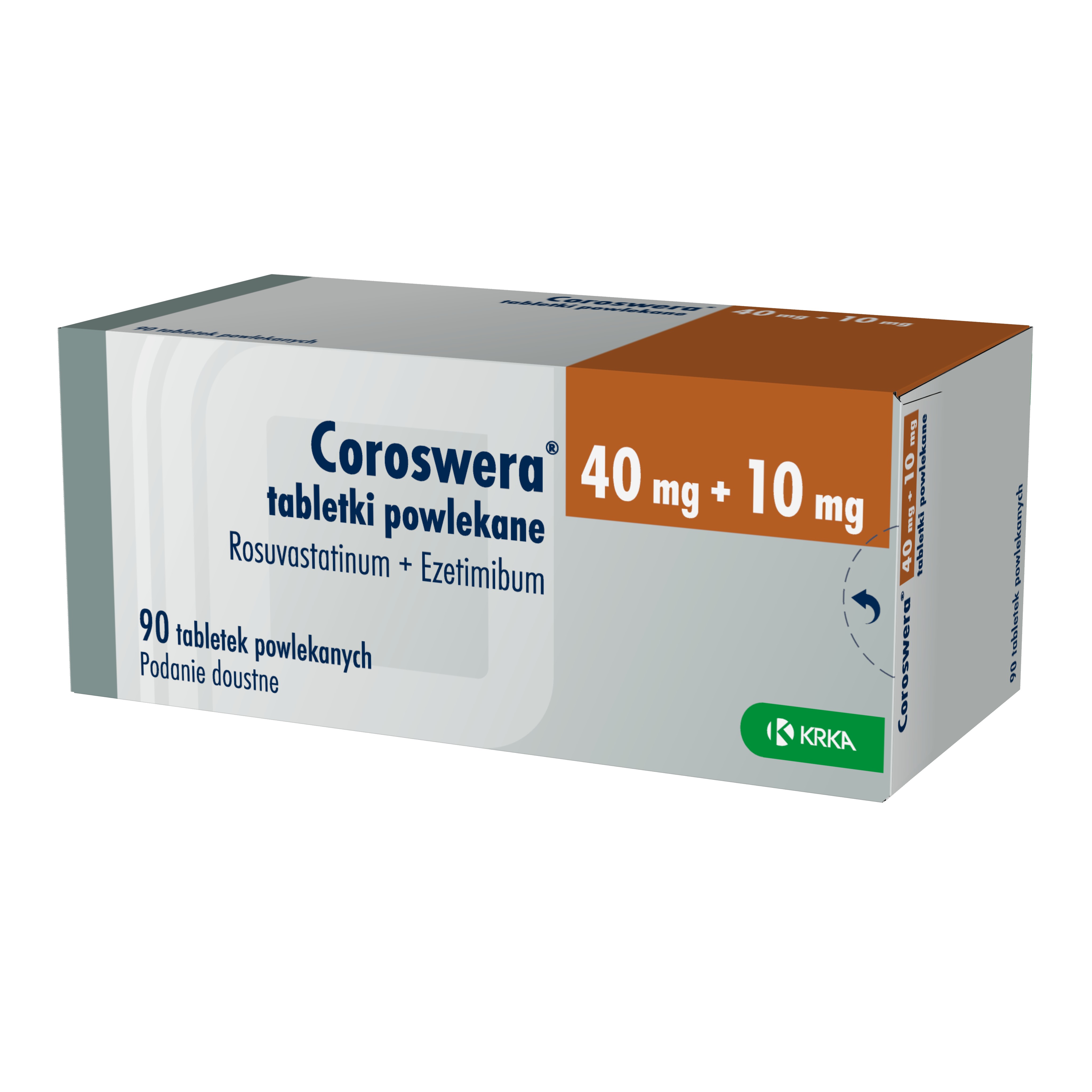 Coroswera 40 mg/10 mg pakuotė