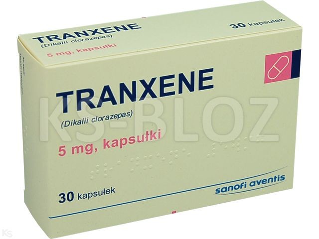 TRANXENE 5 mg pakuotė