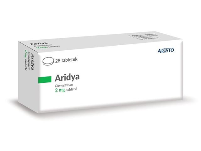 Aridya 2 mg pakuotė