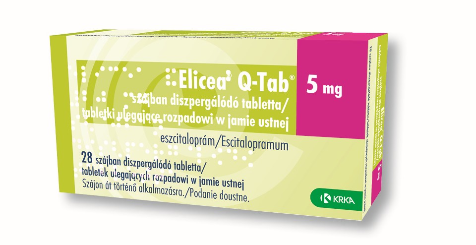 Elicea Q-Tab 5 mg pakuotė
