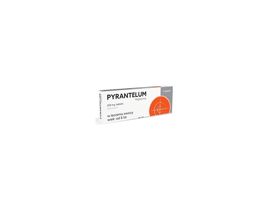 PYRANTELUM Polpharma 250 mg/5 ml pakuotė