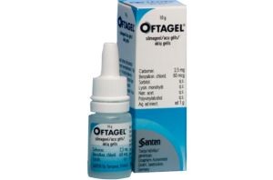 OFTAGEL 2,5 mg/g pakuotė