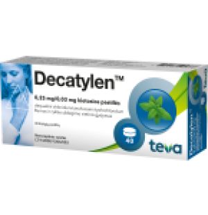 Decatylen 0,25 mg/0,03 mg pakuotė