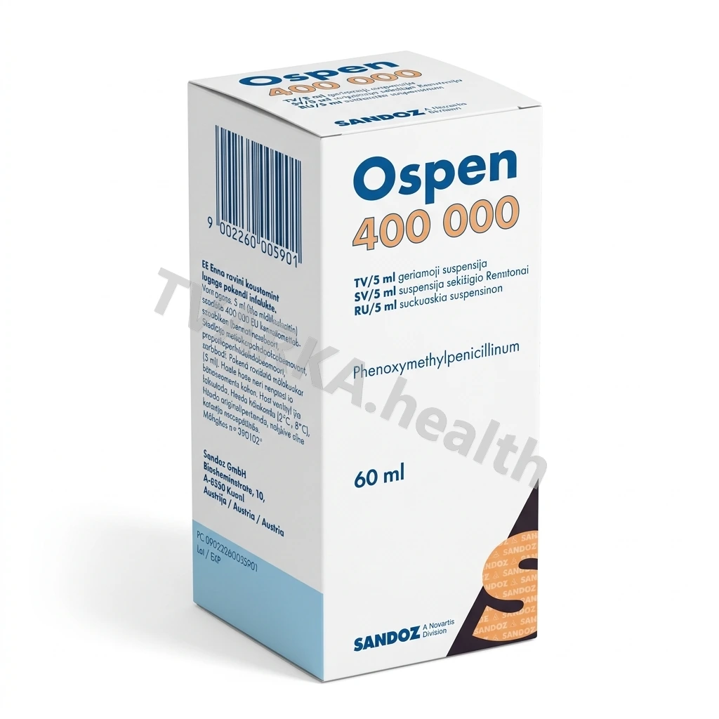 Ospen 400000 TV/5 ml – pakuotės iliustracija