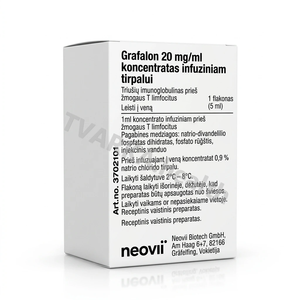 Grafalon 20 mg/ml – pakuotės iliustracija