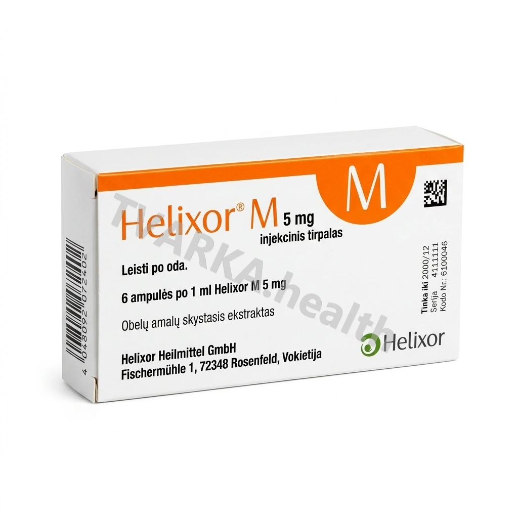 HELIXOR M 5 mg/ml – pakuotės iliustracija