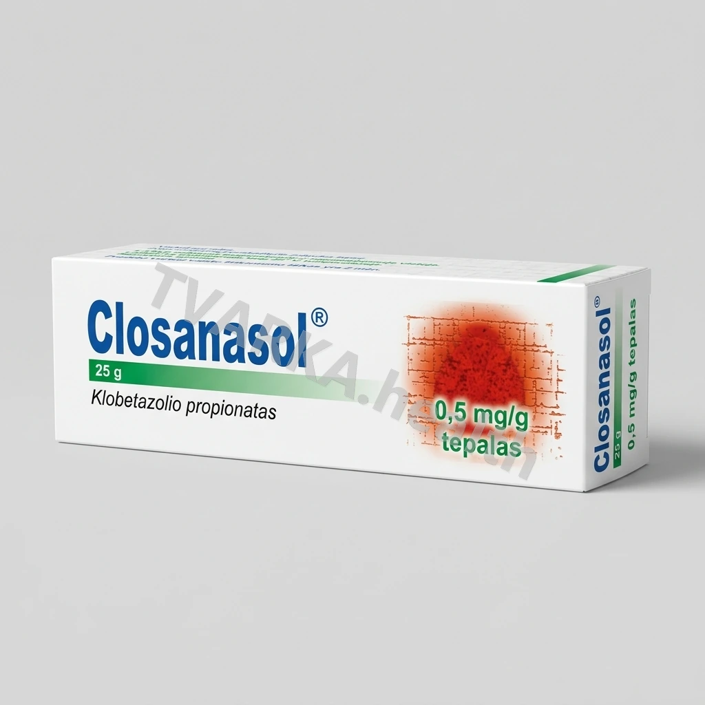 Closanasol 0,5 mg/g – pakuotės iliustracija