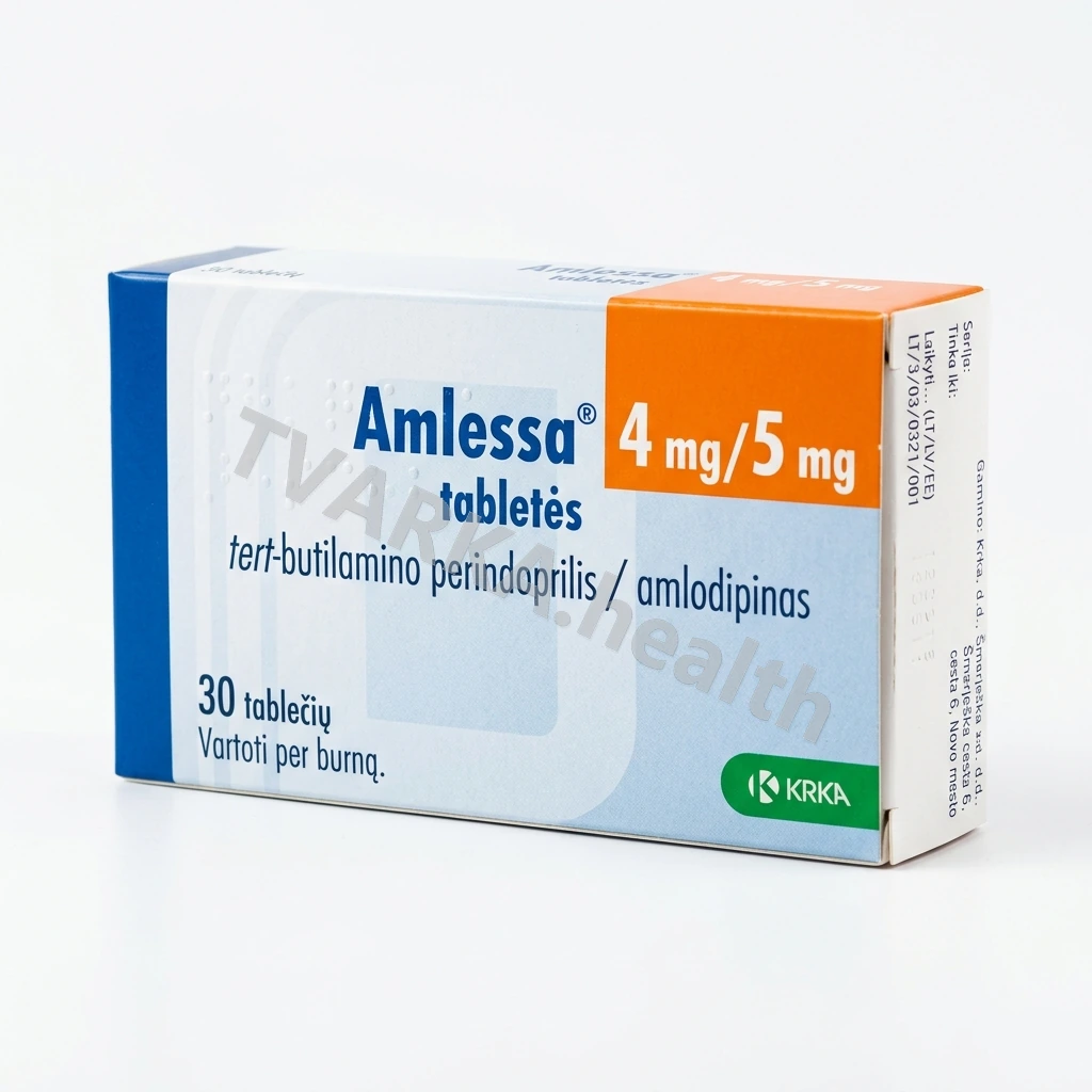 Amlessa 4 mg/5 mg – pakuotės iliustracija