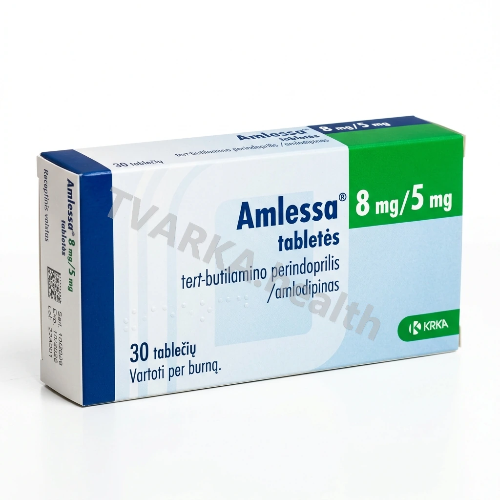 Amlessa 8 mg/5 mg – pakuotės iliustracija