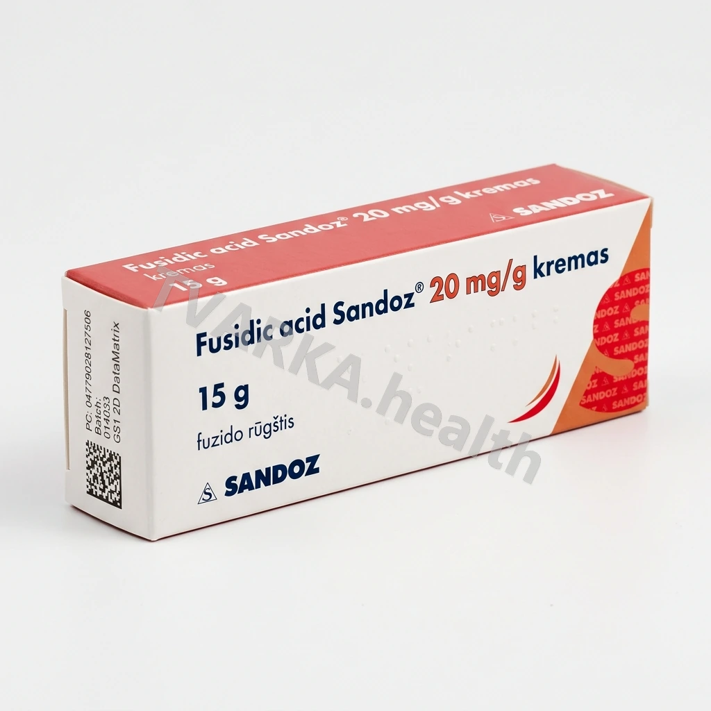 Fusidic acid Sandoz 20 mg/g – pakuotės iliustracija