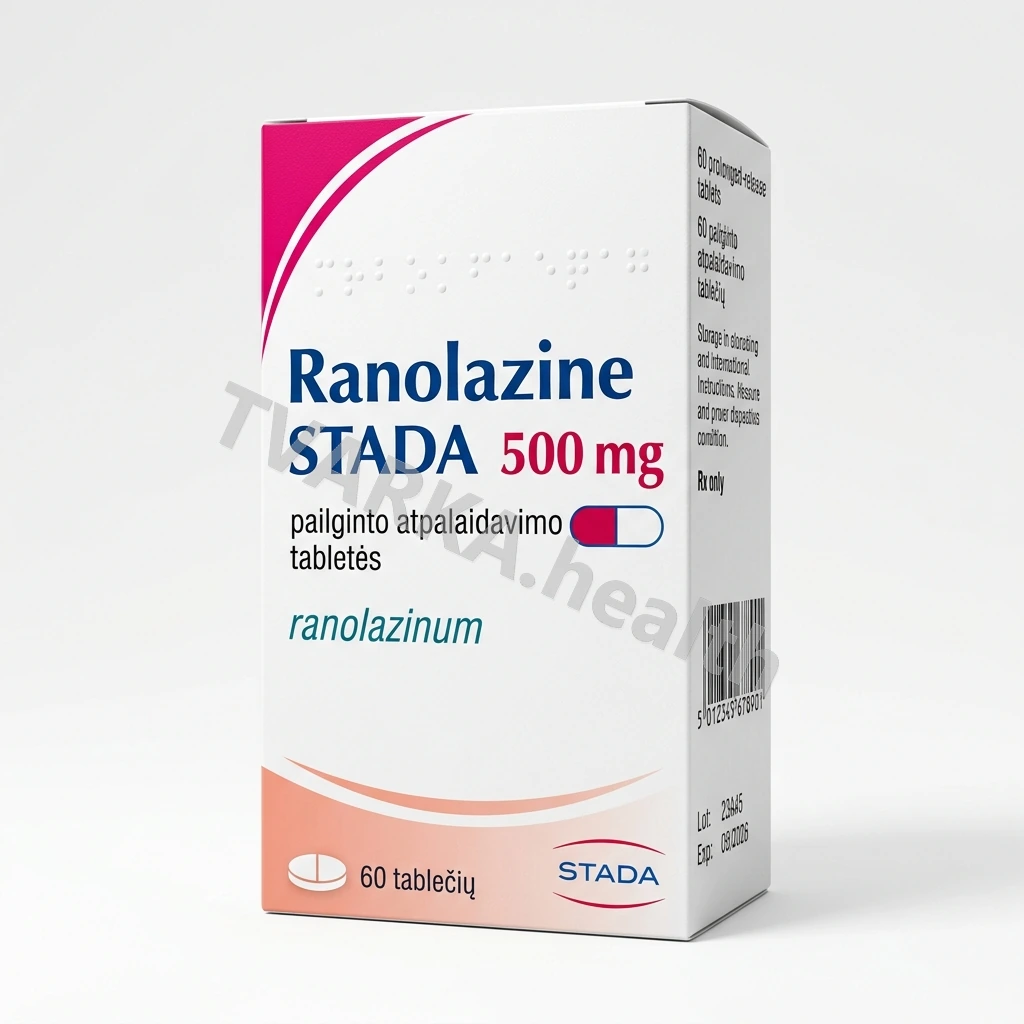Ranolazine STADA 500 mg – pakuotės iliustracija