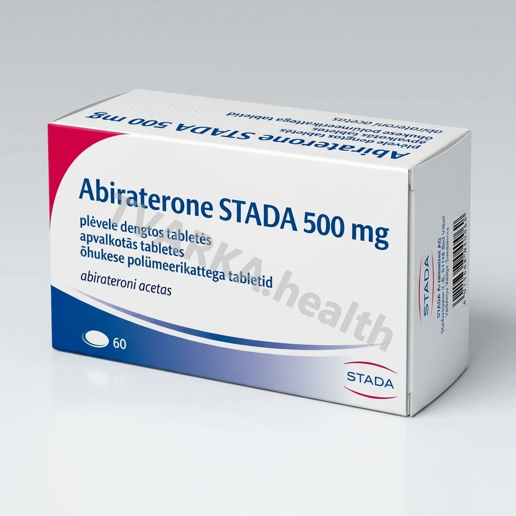 Abiraterone STADA 500 mg – pakuotės iliustracija
