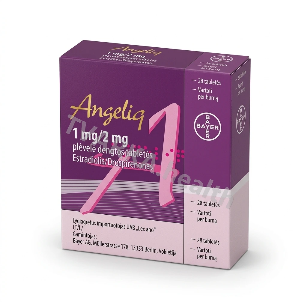 Angeliq 1 mg/2 mg – pakuotės iliustracija