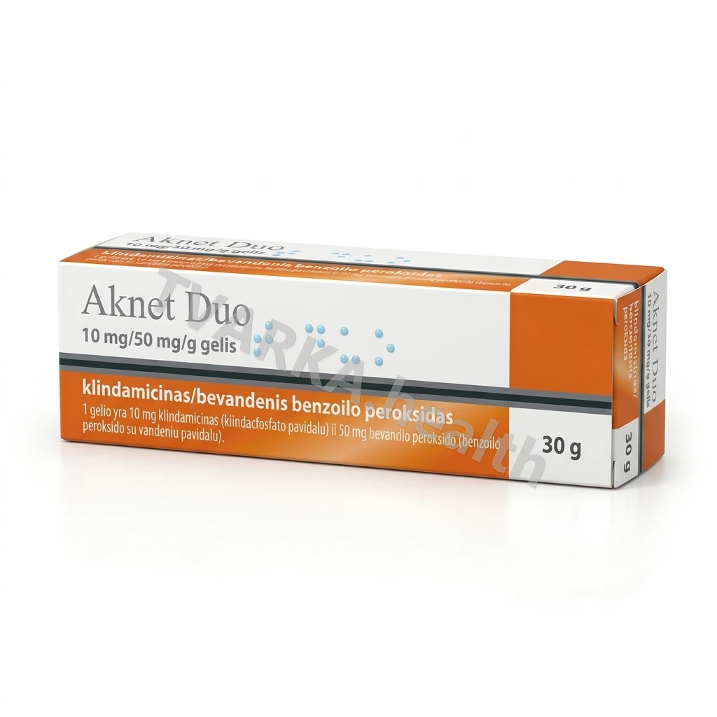 Aknet Duo 10 mg/50 mg/g – pakuotės iliustracija