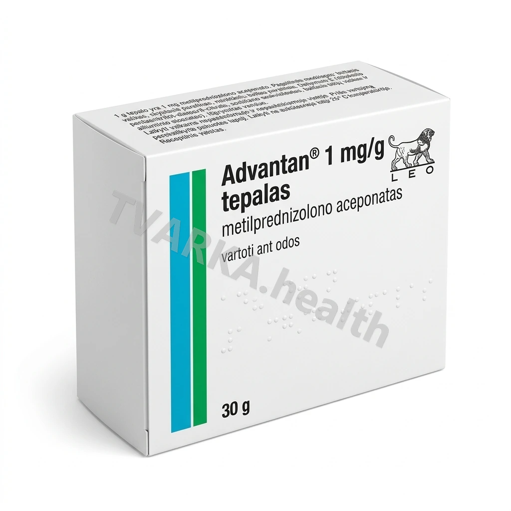 Advantan 1 mg/g – pakuotės iliustracija