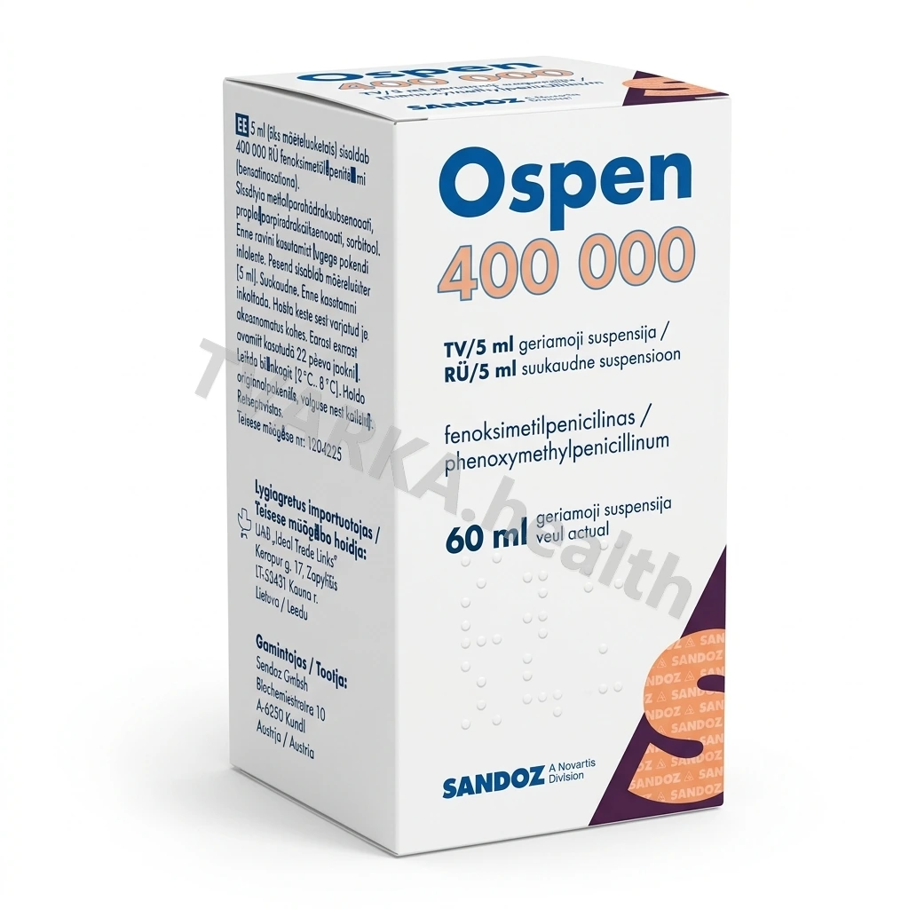 Ospen 400000 TV/5 ml – pakuotės iliustracija